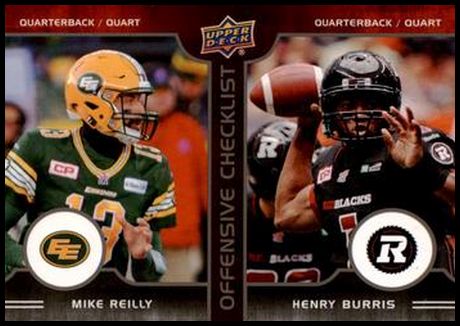 100 Mike Reilly Henry Burris CL